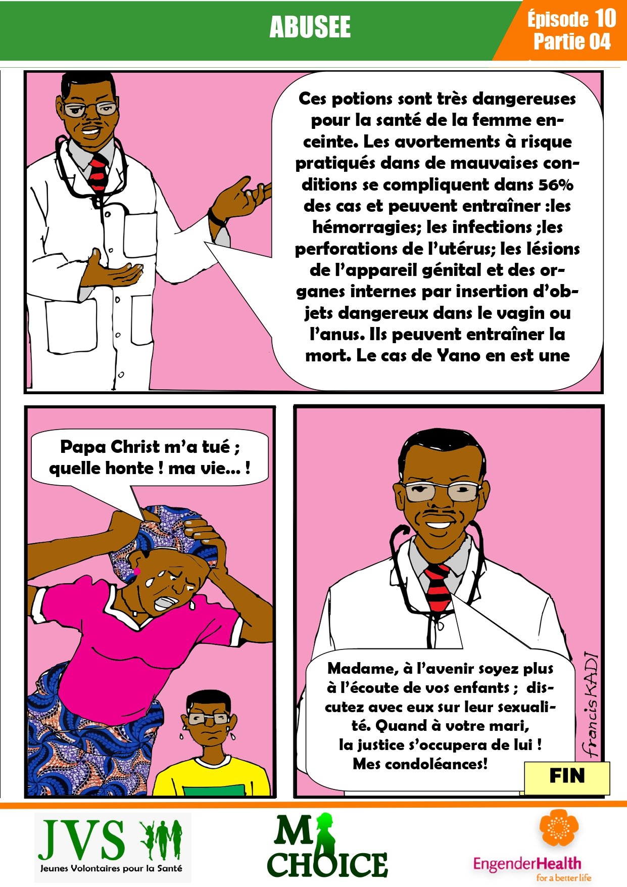 Bandes dessinées éducatives JVS